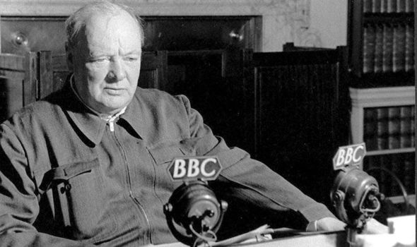 Churchill Speaking on BBC Radio