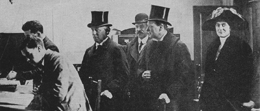 Asquith and Churchill, 1911.