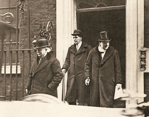 Lloyd George and Churchill, 1922