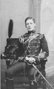 Churchill in the dress uniform of the 4th Queen’s Own Hussars
