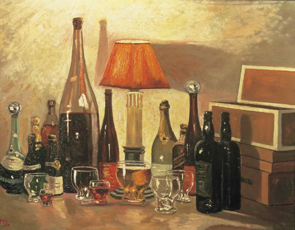 ‘Bottlescape’ by Churchill, c. 1926