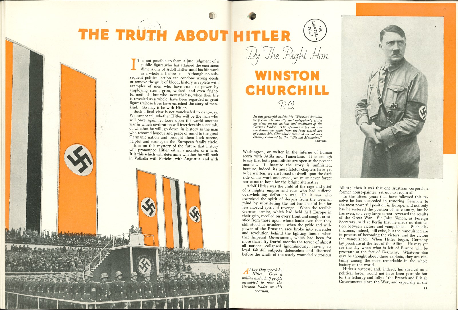 The Truth About Hitler - International Churchill Society, image size:1600x1083