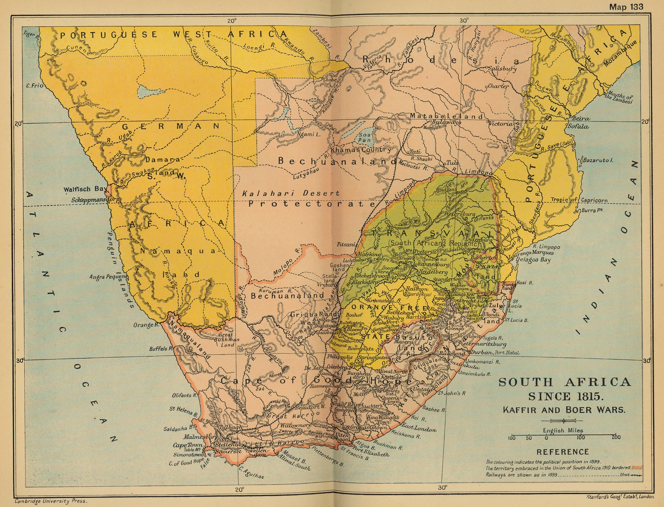 Boer War Map