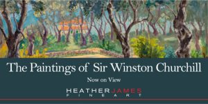 Painting of Sir Winston Churchill