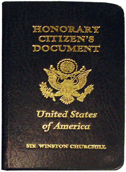 Winston Churchill US Passport