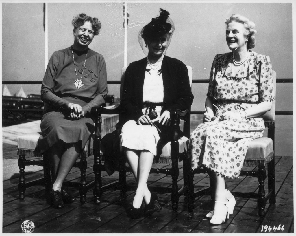 Eleanor Roosevelt; HRH Princess Alice, Countess of Athlone; Clementine Churchill