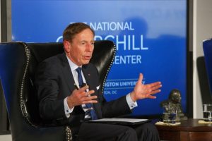 Gen David Petraeus at the National Churchill Library and Center