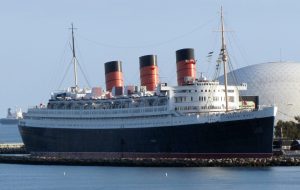 RMS Queen Mary Long Beach January 2011 view