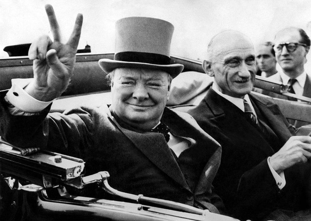 Winston Churchill and Robert Schumann, 24 May 1946