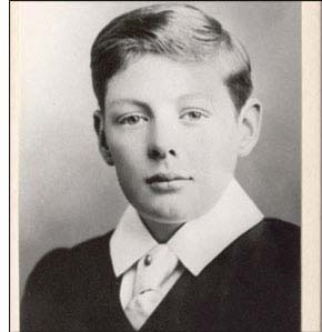 Young Winston Churchill