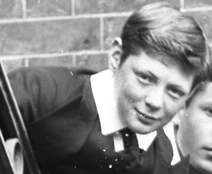 Young Winston Churchill as a student at Harrow School