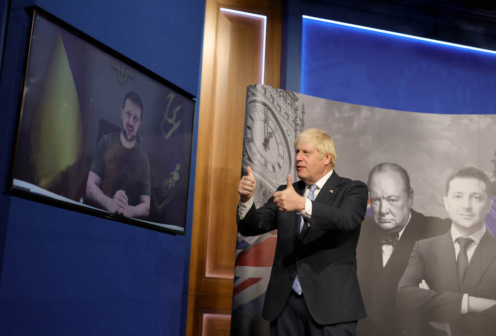 Boris Johnson presents-Sir Winston Churchill Leadership Award
